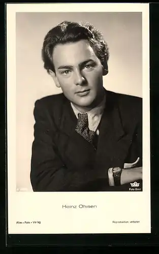 AK Schauspieler Heinz Ohlsen posierend