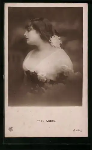 AK Schauspielerin Fern Andra im Profil