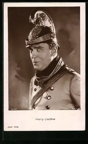 AK Schauspieler Harry Liedtke in Uniform