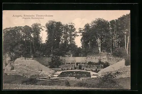 AK Augst, Römische Theater-Ruinen