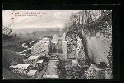 AK Augst, Römische Theater-Ruine