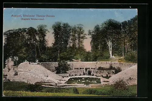 AK Augst, Römische Theater-Ruinen