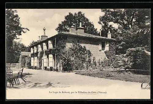 AK Villedieu-du-Clain, La Loge de Raboué