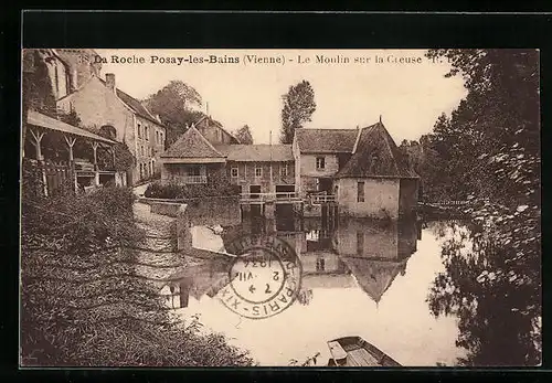 AK La Roche-Posay-les-Bains, Le Moulin sur la Creuse