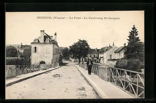 AK Buxeuil, Le Pont, Le Faubourg St. Jacques
