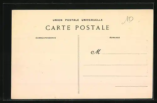 AK Auxances, Vue prise sur la rive gauche de la Riviere