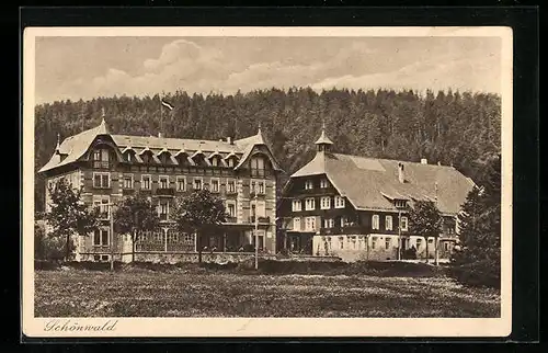 AK Schönwald / bad. Schwarzwald, Hotel Victoria