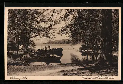 AK Ratzeburg i. Lbg., Fischerei mit Gr. See und Römnitz