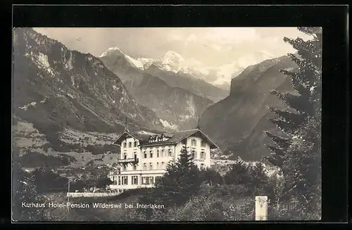 AK Wilderswil bei Interlaken, Kurhaus Hotel-Pension