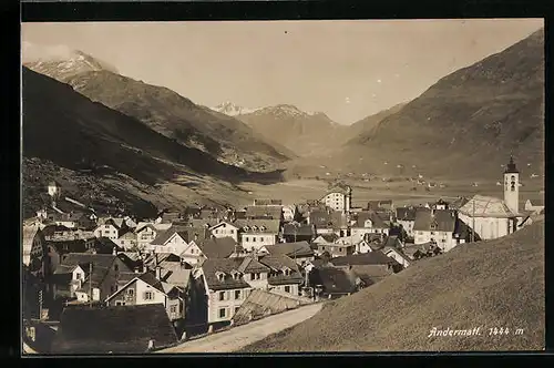 AK Andermatt, Teilansicht