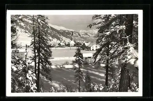 AK Bever, Ortsansicht im Winter