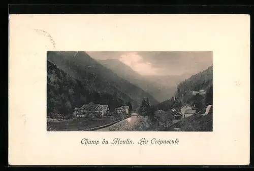 AK Champ du Moulin, Au Crépuscule