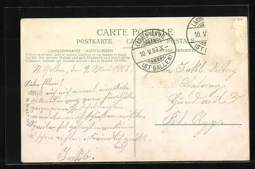 AK St. Gallen, Bankverein mit Broderbrunnen