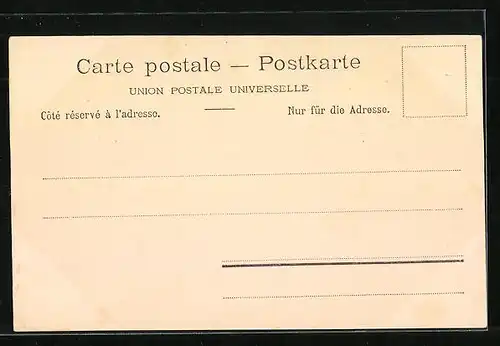 AK Basel, Uferpartie mit Kirche und Brücke