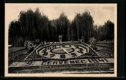 AK Bad Podiebrad, Blumenuhr