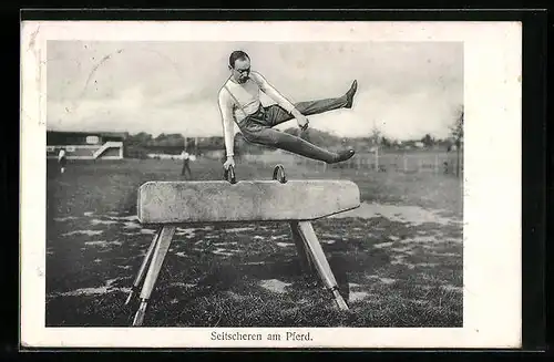 AK Turner beim Seitscheren am Pferd
