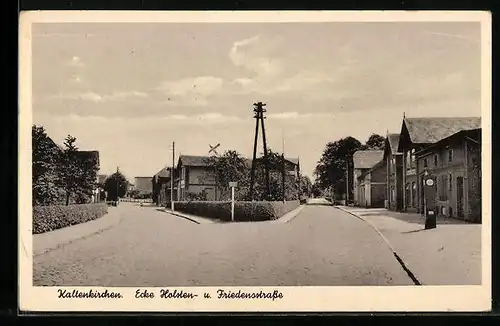 AK Kaltenkirchen, Ecke Holsten- und Friedensstrasse