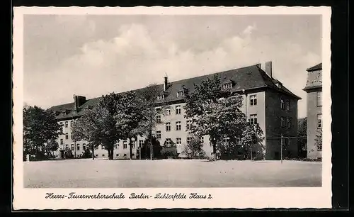 AK Berlin-Lichterfelde, Heeres-Feuerwerkerschule Haus 2
