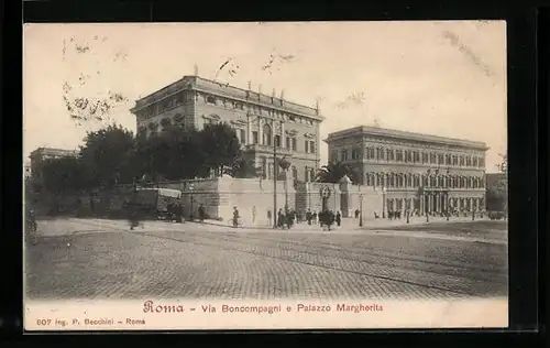 AK Roma, Via Boncompagni e Palazoo Margherita