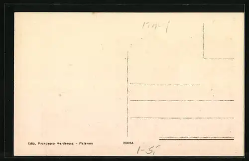 AK Palermo, La Zisa, Costruzione del XII secolo