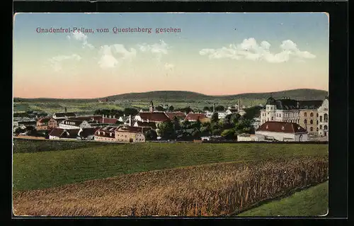 AK Gnadenfrei-Peilau, Teilansicht vom Questenberg gesehen