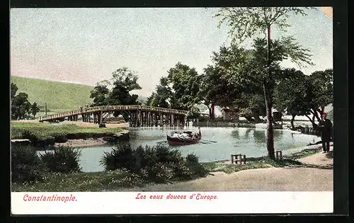 AK Constantinople, Les eaux douces d`Europe
