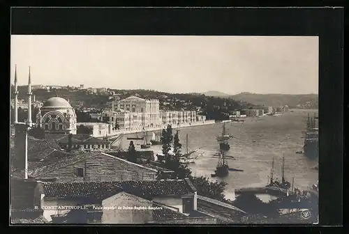 AK Constantinople, Palais Impèrial de Dolma-Bagtchè-Bosphore