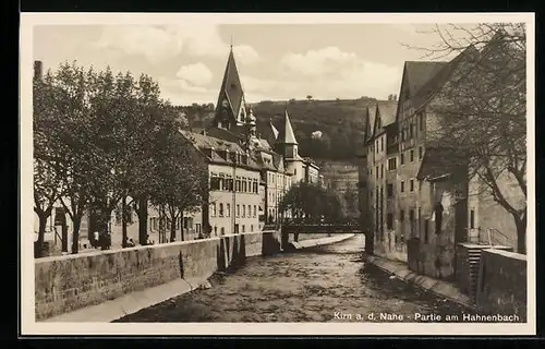 AK Kirn a. d. Nahe, Partie am Hahnenbach