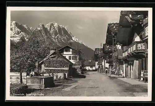 AK Garmisch, Frühlingsstrasse