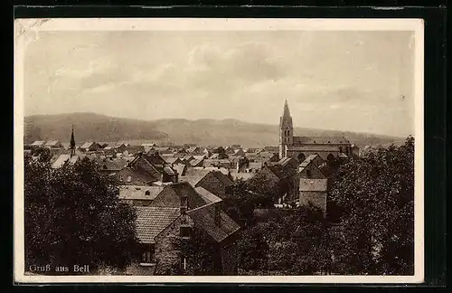 AK Bell, Ortsansicht aus der Vogelschau