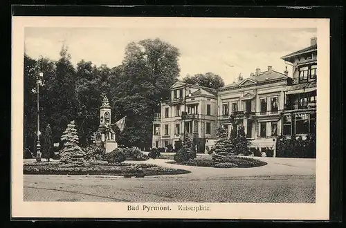 AK Bad Pyrmont, Kaiserplatz