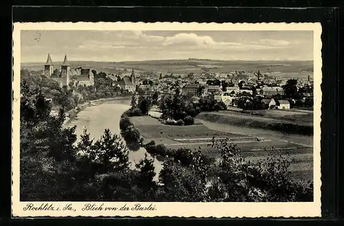 AK Rochlitz i. Sa., Blick von der Bastei