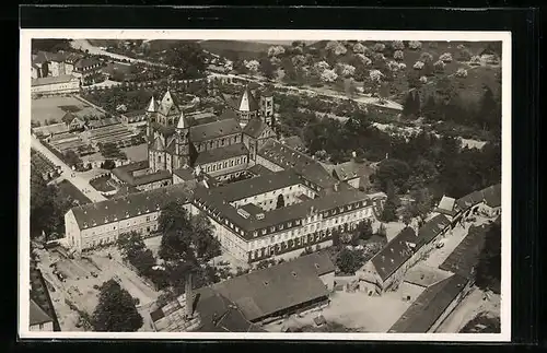 AK Maria Laach /Rheinland, Die Abtei vom Flugzeug aus