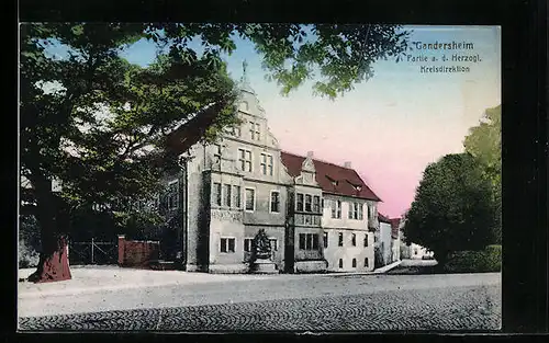 AK Gandersheim, Partie an der Herzogl. Kreisdirektion