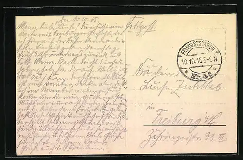 AK Freiburg i. Br., Stadttheater