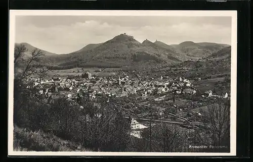 AK Annweiler, Panorama aus der Vogelschau
