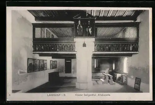 AK Landshut i. B., Afrakapelle im Kloster Seligenthal