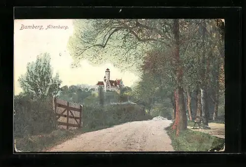 AK Bamberg, Blick zur Altenburg