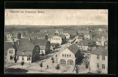 AK Ohrdruf i. Thür., Teilansicht vom Truppenlager