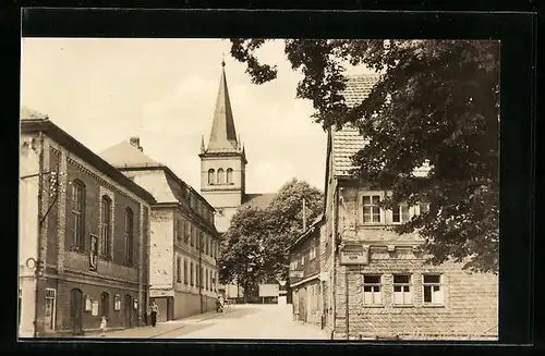 AK Gehren (Thüringen), Blick zum Rathaus