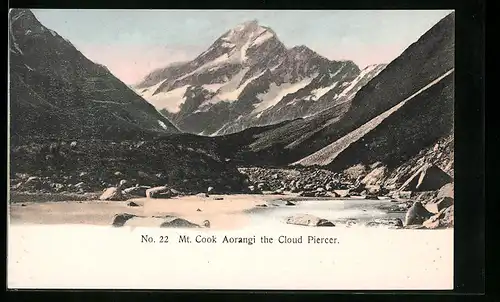 AK Neuseeland, Mt. Cook Aorangi the Cloud Piercer