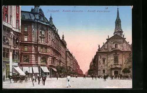 AK Budapest, Kossuth Lajos-Gasse