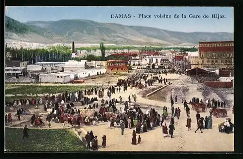 AK Damas, Place voisine de la Gare de Hijaz