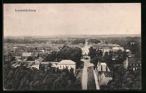 AK Leopoldsburg, Camp de Beverloo aus der Vogelschau