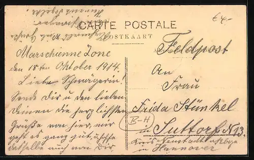 AK Marchienne-au-Pont, Vue du Parc