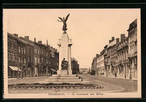 AK Charleroi, Le monument aux Hèros