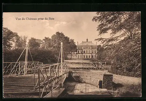 AK Oostacker, Vue du Chateau prise du Bois