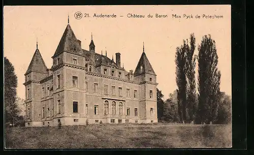 AK Audenarde, Chateau du Baron Max Pyck de Peteghem