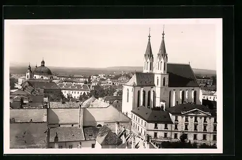 AK Kremsier, Ortsansicht aus der Vogelschau