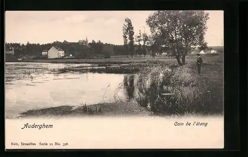 AK Brüssel / Bruxelles, Auderghem-Coin de l`etang